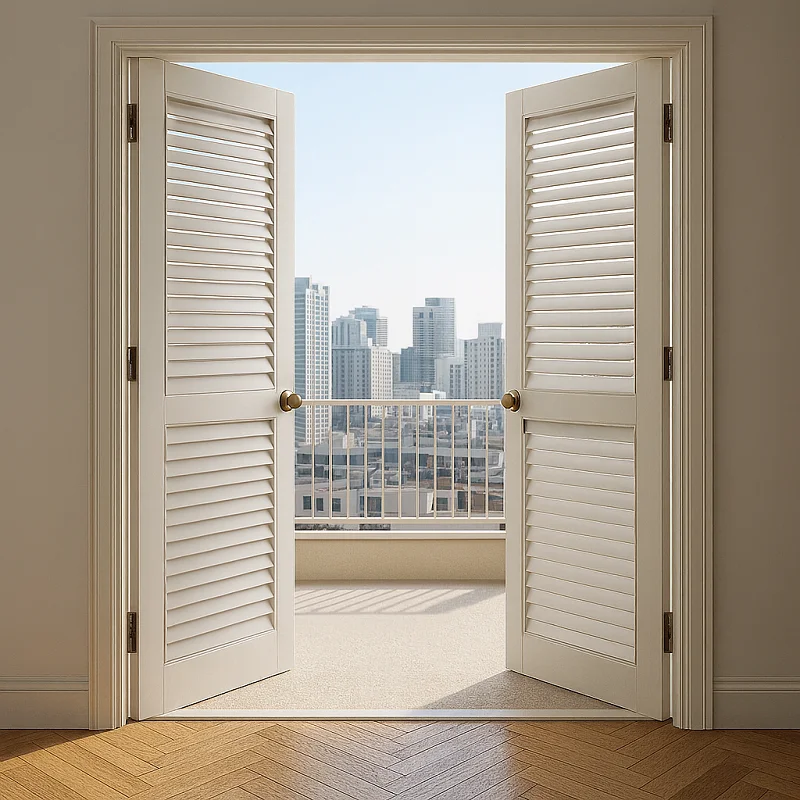 Kavion-Aluminium-Louvre-Doors-in-Balcony-1